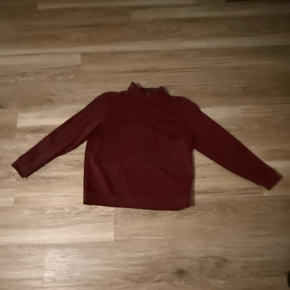 Van Heusen | Men’s Burgundy 1/4 Zip Sweater